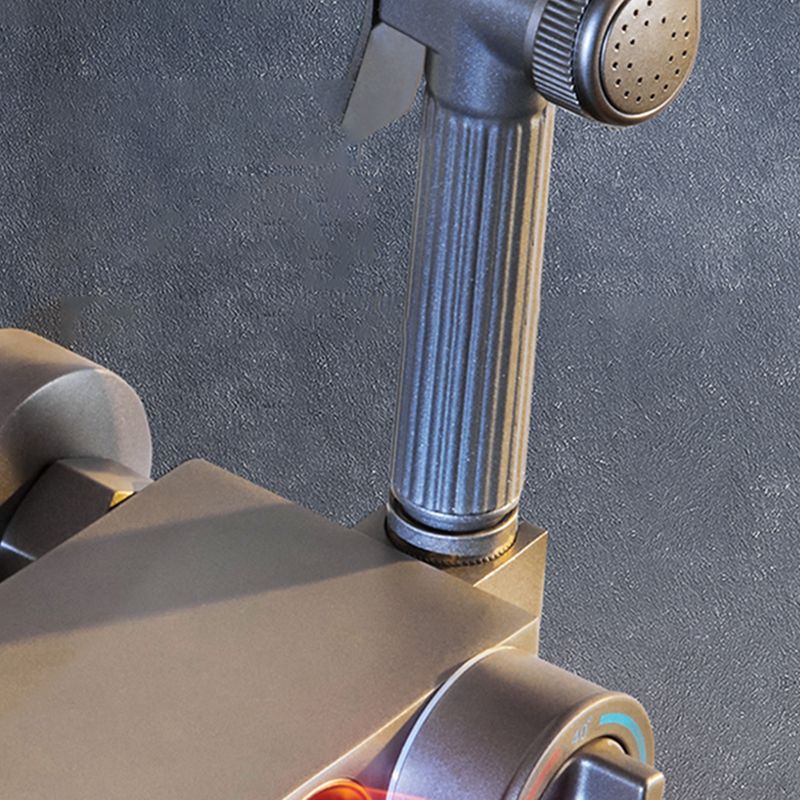 Modern Shower System Rectangle Handle Lever Wall Mounted Copper Shower System Clearhalo 'Bathroom Remodel & Bathroom Fixtures' 'Home Improvement' 'home_improvement' 'home_improvement_shower_faucets' 'Shower Faucets & Systems' 'shower_faucets' 'Showers & Bathtubs Plumbing' 'Showers & Bathtubs' 1200x1200_e3fe54e2-2456-43db-be59-f149143d2d26