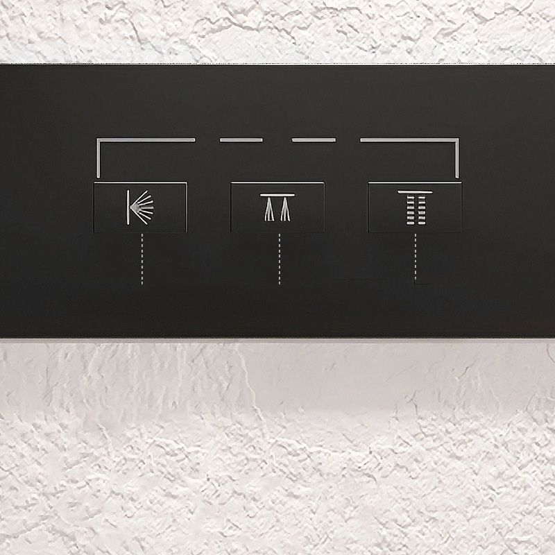 Modern Shower System Brass Slide Bar Included Adjustable Shower Head Shower Combo Clearhalo 'Bathroom Remodel & Bathroom Fixtures' 'Home Improvement' 'home_improvement' 'home_improvement_shower_faucets' 'Shower Faucets & Systems' 'shower_faucets' 'Showers & Bathtubs Plumbing' 'Showers & Bathtubs' 1200x1200_e412ac8d-d121-490a-b816-7195352277f0