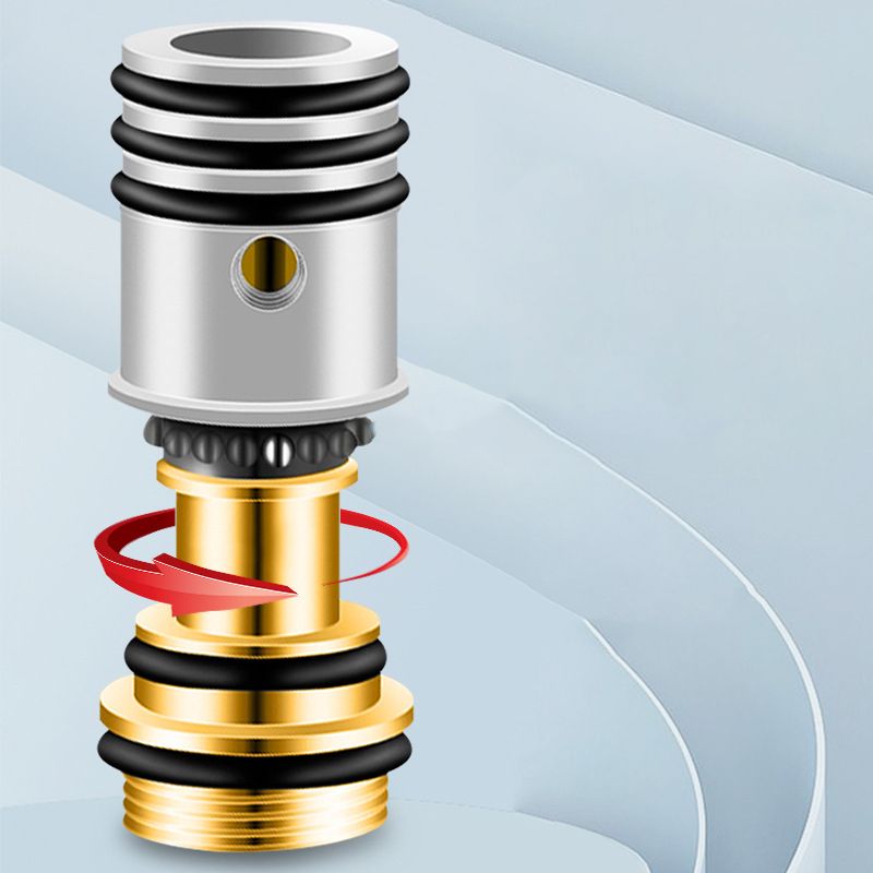 Modern Single Handle Kitchen Faucet 304 Stainless Steel Faucet in Chrome Clearhalo 'Home Improvement' 'home_improvement' 'home_improvement_kitchen_faucets' 'Kitchen Faucets' 'Kitchen Remodel & Kitchen Fixtures' 'Kitchen Sinks & Faucet Components' 'kitchen_faucets' 1200x1200_e41587e7-7af7-48bc-95ec-fdd5b2e80c5f