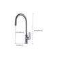 Modern Style Kitchen Faucet Copper Lever Handle Gooseneck Kitchen Faucet Clearhalo 'Home Improvement' 'home_improvement' 'home_improvement_kitchen_faucets' 'Kitchen Faucets' 'Kitchen Remodel & Kitchen Fixtures' 'Kitchen Sinks & Faucet Components' 'kitchen_faucets' 1200x1200_e427b1f0-7433-485b-be94-02a9416597e3