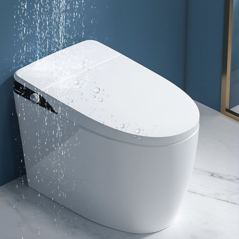 Smart One Piece Toilet Concealed Tank Elongated Toilet with Automatic Flush Clearhalo 'Bathroom Remodel & Bathroom Fixtures' 'Home Improvement' 'home_improvement' 'home_improvement_toilets' 'Toilets & Bidets' 'Toilets' 1200x1200_e432a9a8-923a-4ed6-8666-e8a6a43af2b8