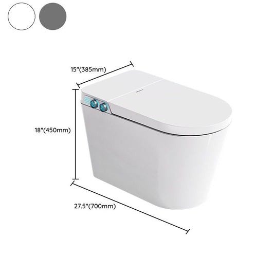 Floor Standing Bidet Contemporary Foot Sensor Dryer Ceramic Elongated Clearhalo 'Bathroom Remodel & Bathroom Fixtures' 'Bidets' 'Home Improvement' 'home_improvement' 'home_improvement_bidets' 'Toilets & Bidets' 1200x1200_e44e763f-aad9-4cd5-abce-129efe348c78