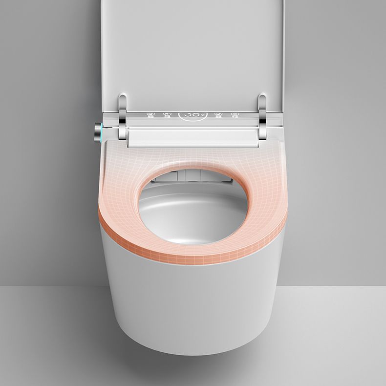 Dual Flush Wall Hung Toilet Set Elongated Wall Mounted Bidet Clearhalo 'Bathroom Remodel & Bathroom Fixtures' 'Bidets' 'Home Improvement' 'home_improvement' 'home_improvement_bidets' 'Toilets & Bidets' 1200x1200_e46786ce-05df-4986-bbdd-49007c6a1b77