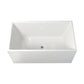 Back to Wall Bathtub Antique Finish Soaking Rectangular Modern Bath Tub Clearhalo 'Bathroom Remodel & Bathroom Fixtures' 'Bathtubs' 'Home Improvement' 'home_improvement' 'home_improvement_bathtubs' 'Showers & Bathtubs' 1200x1200_e469f61b-4b11-418a-9738-2e570b90eeeb