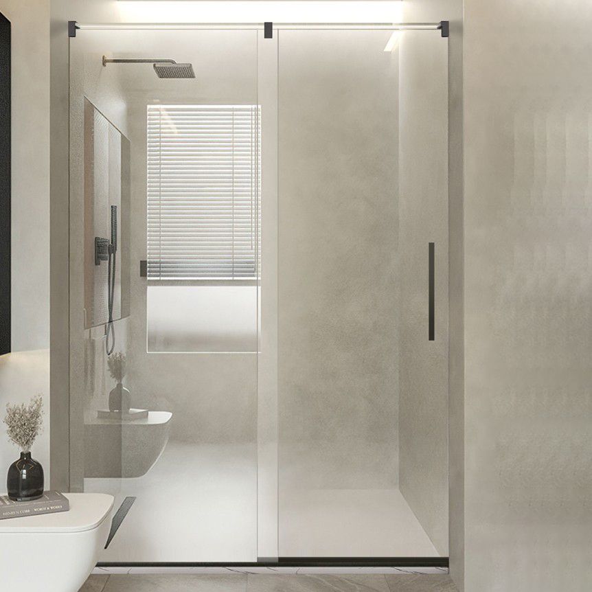 Transparent Scratch Resistant Shower Doors Hinged Shower Bath Door Clearhalo 'Bathroom Remodel & Bathroom Fixtures' 'Home Improvement' 'home_improvement' 'home_improvement_shower_tub_doors' 'Shower and Tub Doors' 'shower_tub_doors' 'Showers & Bathtubs' 1200x1200_e473ed55-3599-42cd-973d-6c260b5ab948
