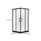Double Sliding Shower Kit Home Corner Framed Tempered Glass Shower Kit Clearhalo 'Bathroom Remodel & Bathroom Fixtures' 'Home Improvement' 'home_improvement' 'home_improvement_shower_stalls_enclosures' 'Shower Stalls & Enclosures' 'shower_stalls_enclosures' 'Showers & Bathtubs' 1200x1200_e47683e5-08f6-47d3-9c15-5481ec141249