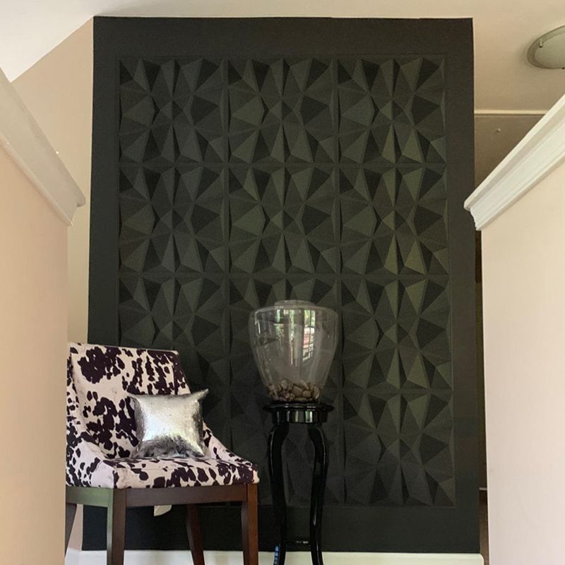 Modern Tin Backsplash Paneling Smooth Upholstered Wall Ceiling in Black and White Clearhalo 'Flooring 'Home Improvement' 'home_improvement' 'home_improvement_wall_paneling' 'Wall Paneling' 'wall_paneling' 'Walls & Ceilings' Walls and Ceiling' 1200x1200_e48cfa75-1978-4488-8051-5818822bdfec