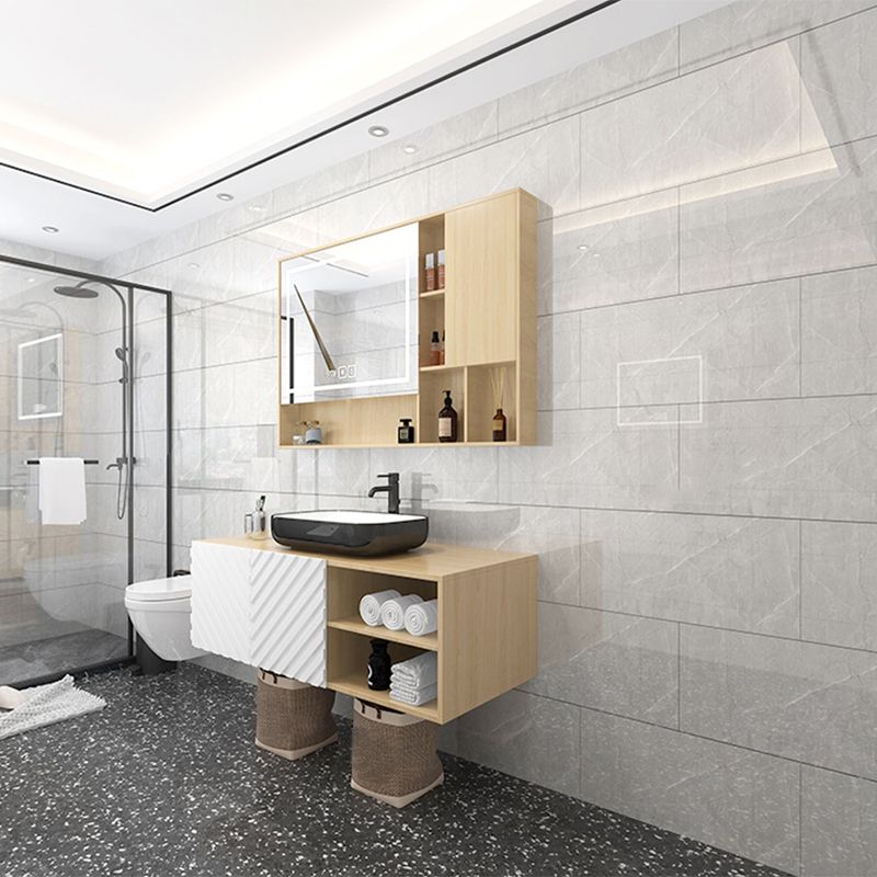 Modern Marbling Single Tile Waterproof Backsplash Rectangular Wall Tile Clearhalo 'Flooring 'Home Improvement' 'home_improvement' 'home_improvement_peel_stick_blacksplash' 'Peel & Stick Backsplash Tile' 'peel_stick_blacksplash' 'Walls & Ceilings' Walls and Ceiling' 1200x1200_e49e96ee-ded2-4772-9c82-74aa1c0d5ba1