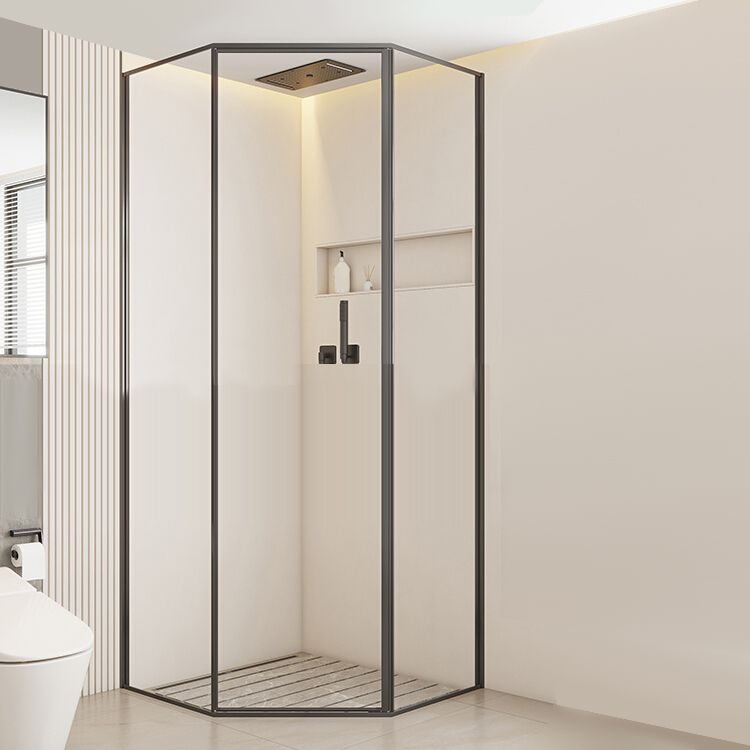 Pivot Framed Shower Bath Door Transparent Clear Shower Bath Door Clearhalo 'Bathroom Remodel & Bathroom Fixtures' 'Home Improvement' 'home_improvement' 'home_improvement_shower_tub_doors' 'Shower and Tub Doors' 'shower_tub_doors' 'Showers & Bathtubs' 1200x1200_e4a7478e-d3d2-49b4-82e9-f659261192c3