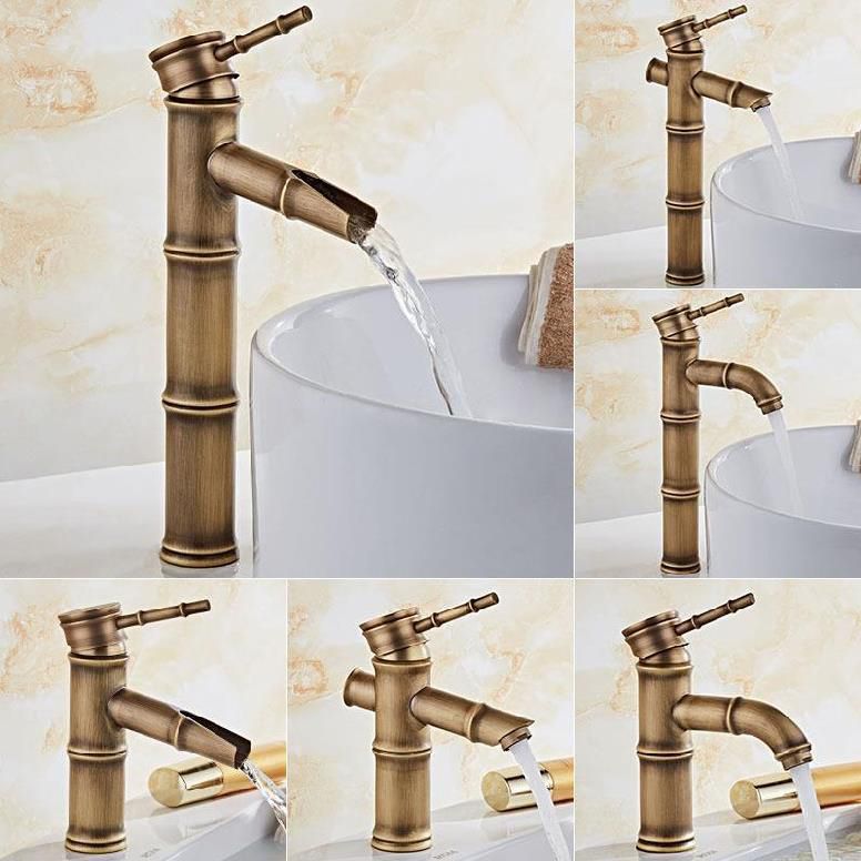 Brass Country Basin Faucet Single Hole Vanity Sink Faucet for Bathroom Clearhalo 'Bathroom Remodel & Bathroom Fixtures' 'Bathroom Sink Faucets' 'Bathroom Sinks & Faucet Components' 'bathroom_sink_faucets' 'Home Improvement' 'home_improvement' 'home_improvement_bathroom_sink_faucets' 1200x1200_e4a7700c-bf23-4064-980d-bede37d4bcc7