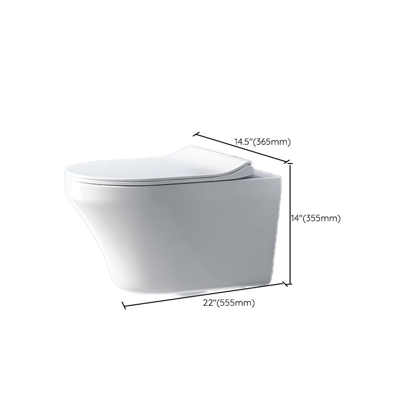 Contemporary Ceramic Flush Toilet Wall Mount Toilet Bowl for Washroom Clearhalo 'Bathroom Remodel & Bathroom Fixtures' 'Home Improvement' 'home_improvement' 'home_improvement_toilets' 'Toilets & Bidets' 'Toilets' 1200x1200_e4e362a7-6ad1-4042-a475-4271f48bdf8c