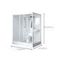 One Piece Tempered Glass Single Sliding Shower Enclosure White Frame Shower Enclosure Clearhalo 'Bathroom Remodel & Bathroom Fixtures' 'Home Improvement' 'home_improvement' 'home_improvement_shower_stalls_enclosures' 'Shower Stalls & Enclosures' 'shower_stalls_enclosures' 'Showers & Bathtubs' 1200x1200_e4f51ccd-ed70-453f-ae71-2fa751cf3a97