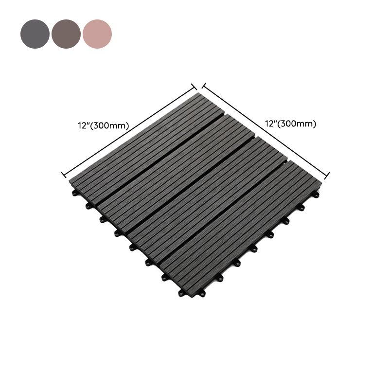 Striped Pattern Decking Tiles Interlocking Tile Kit Outdoor Patio Clearhalo 'Home Improvement' 'home_improvement' 'home_improvement_outdoor_deck_tiles_planks' 'Outdoor Deck Tiles & Planks' 'Outdoor Flooring & Tile' 'Outdoor Remodel' 'outdoor_deck_tiles_planks' 1200x1200_e512c65c-36d8-4201-817e-14b7a53d63bc