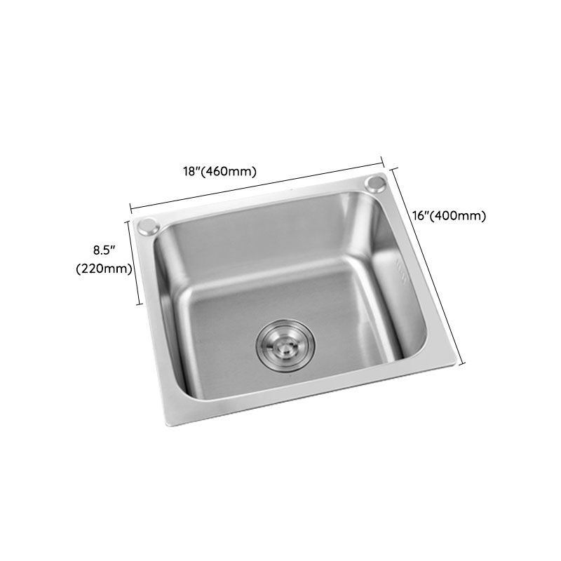 Modern Style Kitchen Sink Stainless Steel Kitchen Sink with Faucet Clearhalo 'Home Improvement' 'home_improvement' 'home_improvement_kitchen_sinks' 'Kitchen Remodel & Kitchen Fixtures' 'Kitchen Sinks & Faucet Components' 'Kitchen Sinks' 'kitchen_sinks' 1200x1200_e522865a-2407-46e4-92cc-b2eb84ed43f8