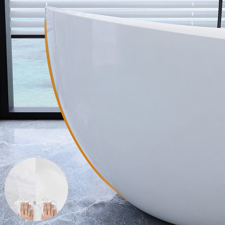 Modern Slipper Bathtub Freestanding Acrylic Soaking White Bath Clearhalo 'Bathroom Remodel & Bathroom Fixtures' 'Bathtubs' 'Home Improvement' 'home_improvement' 'home_improvement_bathtubs' 'Showers & Bathtubs' 1200x1200_e53f6ca0-b32d-458f-ba76-f933b3542169