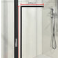 Framed Neo-Angle Shower Enclosure Single Sliding Shower Enclosure with Header Clearhalo 'Bathroom Remodel & Bathroom Fixtures' 'Home Improvement' 'home_improvement' 'home_improvement_shower_stalls_enclosures' 'Shower Stalls & Enclosures' 'shower_stalls_enclosures' 'Showers & Bathtubs' 1200x1200_e542a38c-1a7d-4a96-a869-c84abca0ef48