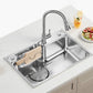 Soundproofing Stainless Steel Kitchen Sink Modern Style Stainless Steel Kitchen Sink Clearhalo 'Home Improvement' 'home_improvement' 'home_improvement_kitchen_sinks' 'Kitchen Remodel & Kitchen Fixtures' 'Kitchen Sinks & Faucet Components' 'Kitchen Sinks' 'kitchen_sinks' 1200x1200_e562f19b-77de-43a5-a6a0-9e58701ff2b3
