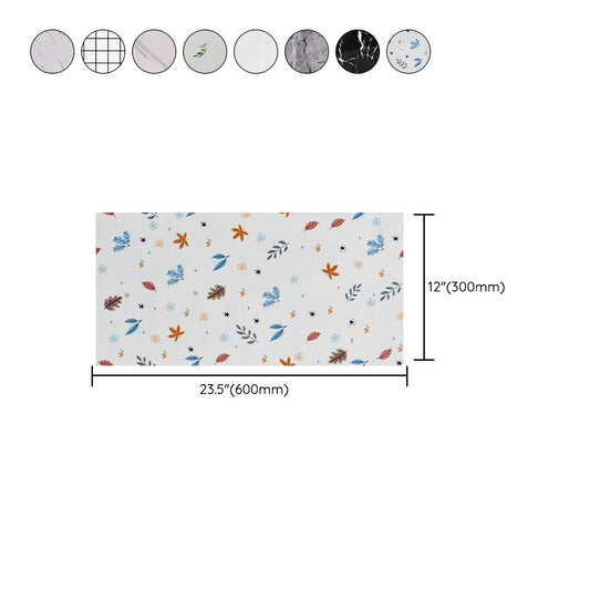 Modern Rectangular Peel and Stick Backsplash Tile PVC Wallpaper Clearhalo 'Flooring 'Home Improvement' 'home_improvement' 'home_improvement_peel_stick_blacksplash' 'Peel & Stick Backsplash Tile' 'peel_stick_blacksplash' 'Walls & Ceilings' Walls and Ceiling' 1200x1200_e5660ecf-c83c-4650-8c9e-4f6e6eeef8e7