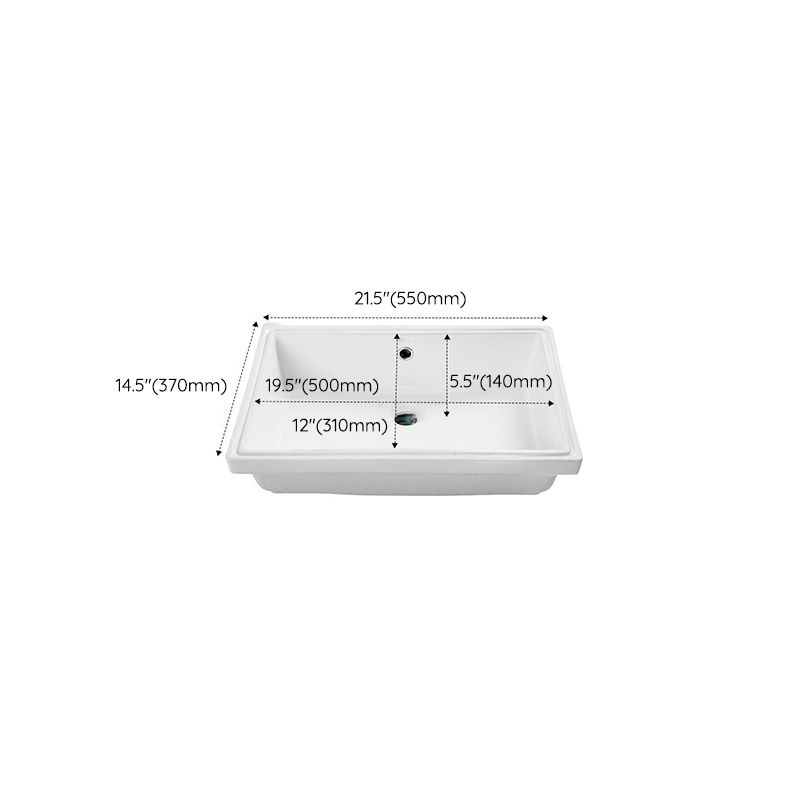 Bathroom Sink Modern Style Hole Design Ceramic Bathroom Sink(Not Including Faucet) Clearhalo 'Bathroom Remodel & Bathroom Fixtures' 'Bathroom Sinks & Faucet Components' 'Bathroom Sinks' 'bathroom_sink' 'Home Improvement' 'home_improvement' 'home_improvement_bathroom_sink' 1200x1200_e5727edc-e526-4136-8a87-c8f69afe79c0