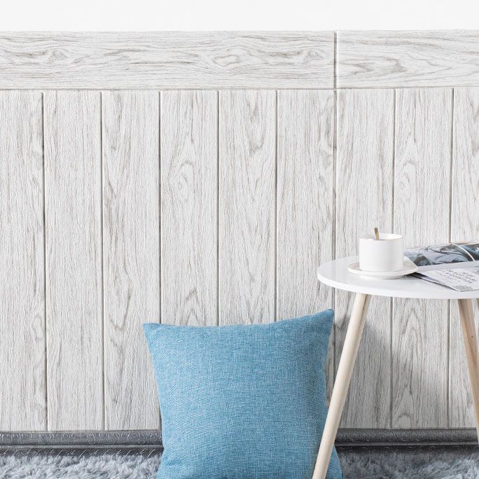 Farmhouse Tin Backsplash Paneling Smooth Wall Ceiling Wood Grain Design Clearhalo 'Flooring 'Home Improvement' 'home_improvement' 'home_improvement_wall_paneling' 'Wall Paneling' 'wall_paneling' 'Walls & Ceilings' Walls and Ceiling' 1200x1200_e57281fa-8d75-4dcf-bf39-7bf6bb3c13fc