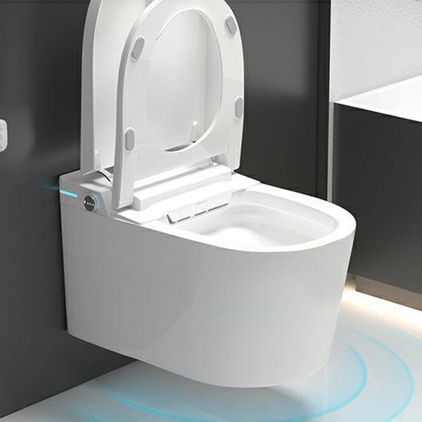 Elongated White Ceramic Stain Resistant Smart Bidet with Heated Seat Clearhalo 'Bathroom Remodel & Bathroom Fixtures' 'Bidets' 'Home Improvement' 'home_improvement' 'home_improvement_bidets' 'Toilets & Bidets' 1200x1200_e572e028-0cbc-4910-a9b7-1ce949e3e800