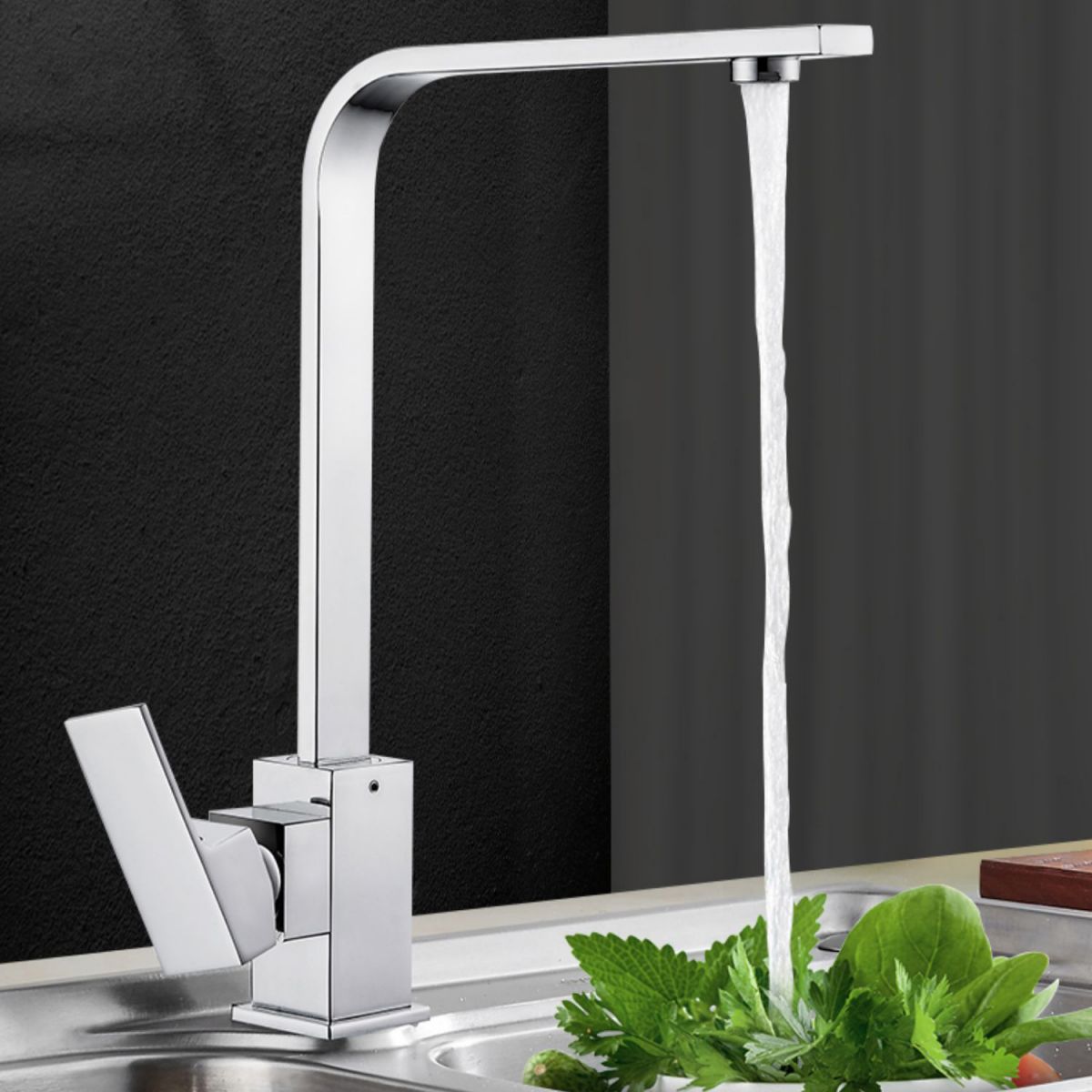 Modern Spring Spout Water Filler One Handle High Arch Meta Kitchen Faucet Clearhalo 'Home Improvement' 'home_improvement' 'home_improvement_kitchen_faucets' 'Kitchen Faucets' 'Kitchen Remodel & Kitchen Fixtures' 'Kitchen Sinks & Faucet Components' 'kitchen_faucets' 1200x1200_e579b0fc-0ca7-447e-b58e-94e433a01db0
