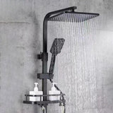 Modern Shower Head Rain Fall Fixed Shower Head Square Rain Fall Hand Shower Clearhalo 'Bathroom Remodel & Bathroom Fixtures' 'Home Improvement' 'home_improvement' 'home_improvement_shower_heads' 'Shower Heads' 'shower_heads' 'Showers & Bathtubs Plumbing' 'Showers & Bathtubs' 1200x1200_e5b1a98d-0358-4ef6-9755-ca9023efe543