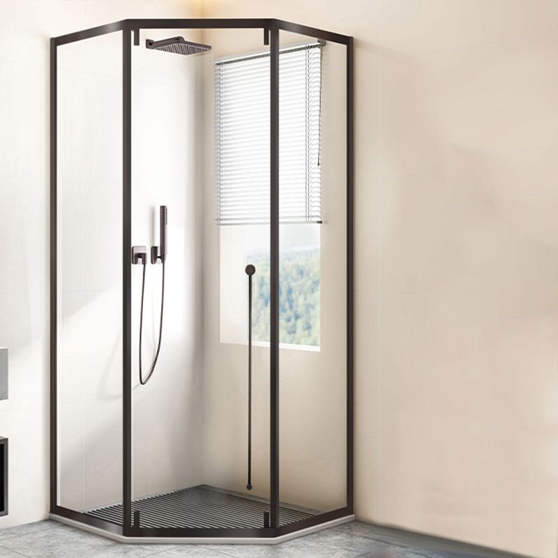 Single Sliding Shower Bath Door Tempered Glass Clear Shower Door Clearhalo 'Bathroom Remodel & Bathroom Fixtures' 'Home Improvement' 'home_improvement' 'home_improvement_shower_tub_doors' 'Shower and Tub Doors' 'shower_tub_doors' 'Showers & Bathtubs' 1200x1200_e5e435fb-4a1e-42ce-aad7-a6252c2800c8