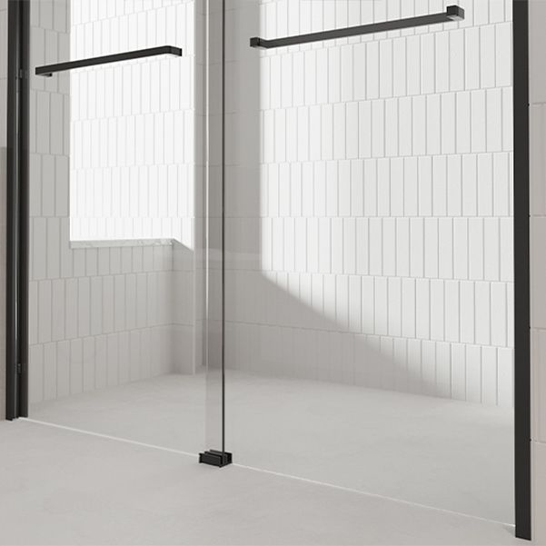 Transparent Tempered Shower Bath Door Double Sliding Shower Door Clearhalo 'Bathroom Remodel & Bathroom Fixtures' 'Home Improvement' 'home_improvement' 'home_improvement_shower_tub_doors' 'Shower and Tub Doors' 'shower_tub_doors' 'Showers & Bathtubs' 1200x1200_e5f16517-4f22-4cc8-b71e-b51570c9fe06