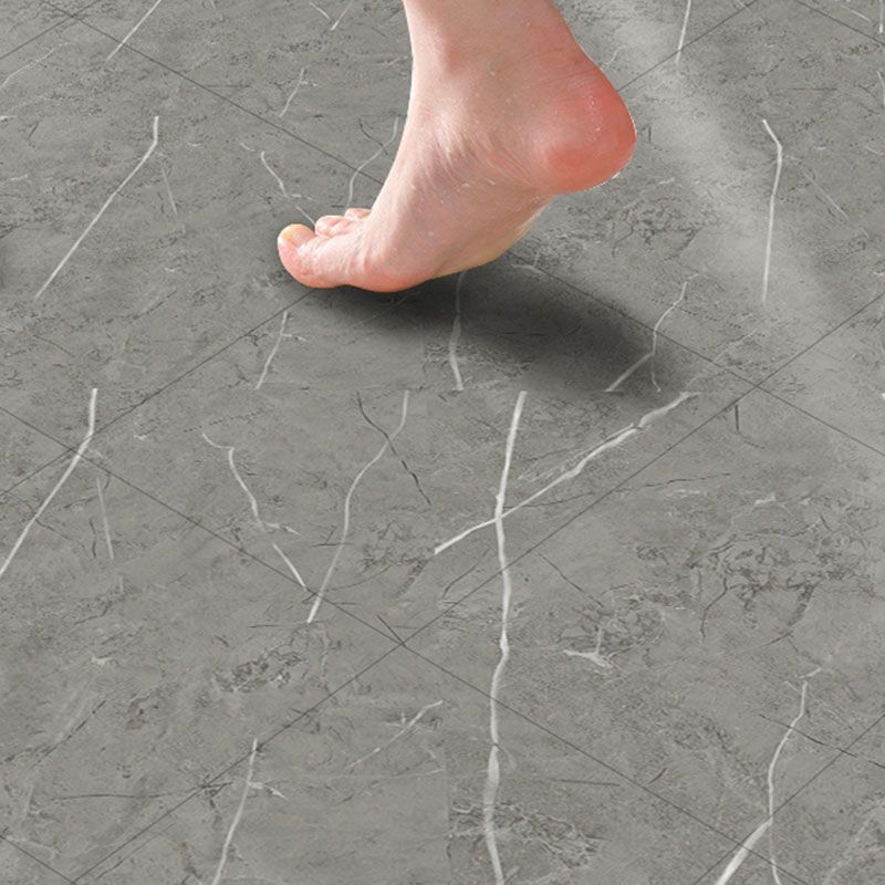 Peel & Stick Vinyl Flooring Smooth Marble Look Vinyl Flooring with Waterproof Clearhalo 'Flooring 'Home Improvement' 'home_improvement' 'home_improvement_vinyl_flooring' 'Vinyl Flooring' 'vinyl_flooring' Walls and Ceiling' 1200x1200_e62bf718-9b3c-42f4-a901-18f85155af94