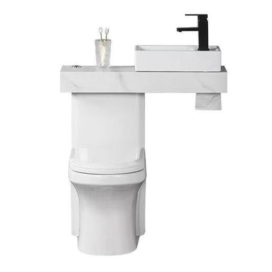 Contemporary Flush Toilet Floor Mount One-Piece Toilet Urine Toilet Clearhalo 'Bathroom Remodel & Bathroom Fixtures' 'Home Improvement' 'home_improvement' 'home_improvement_toilets' 'Toilets & Bidets' 'Toilets' 1200x1200_e63c3c22-1462-4f46-b269-b7d02be9f1e8