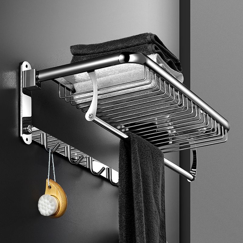 Minimalistic Bathroom Accessory Kit Paper Holder Towel Bar Stainless Steel Bathroom Set Clearhalo 'Bathroom Hardware Sets' 'Bathroom Hardware' 'Bathroom Remodel & Bathroom Fixtures' 'bathroom_hardware_sets' 'Home Improvement' 'home_improvement' 'home_improvement_bathroom_hardware_sets' 1200x1200_e646c020-e398-4703-acec-d2a6a40c2c22