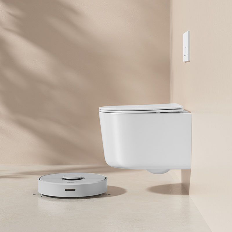 Modern Toilet Bowl Wall Mount Porcelain All-In-One Flush Toilet Clearhalo 'Bathroom Remodel & Bathroom Fixtures' 'Home Improvement' 'home_improvement' 'home_improvement_toilets' 'Toilets & Bidets' 'Toilets' 1200x1200_e68e5ff9-6e38-4218-b423-25cad6ebb521