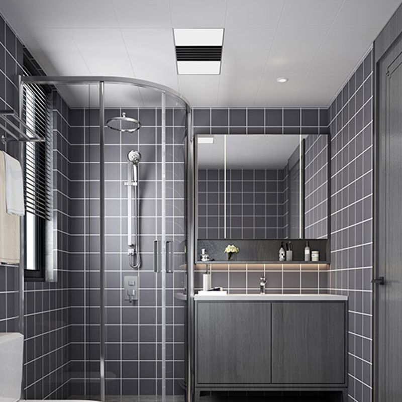 Modern Bathroom Peel and Stick Wall Tile Single Tile Peel and Stick Wall Tile Clearhalo 'Flooring 'Home Improvement' 'home_improvement' 'home_improvement_peel_stick_blacksplash' 'Peel & Stick Backsplash Tile' 'peel_stick_blacksplash' 'Walls & Ceilings' Walls and Ceiling' 1200x1200_e6a919a1-dc84-4d63-b041-e62766b26bbd