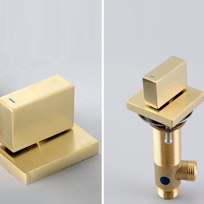 Modern Swivel Roman Tub Faucet Set Deck Mounted with Handheld Shower Clearhalo 'Bathroom Remodel & Bathroom Fixtures' 'Bathtub Faucets' 'bathtub_faucets' 'Home Improvement' 'home_improvement' 'home_improvement_bathtub_faucets' 1200x1200_e6aaa49b-9f13-41db-b46c-8fd1b355088e