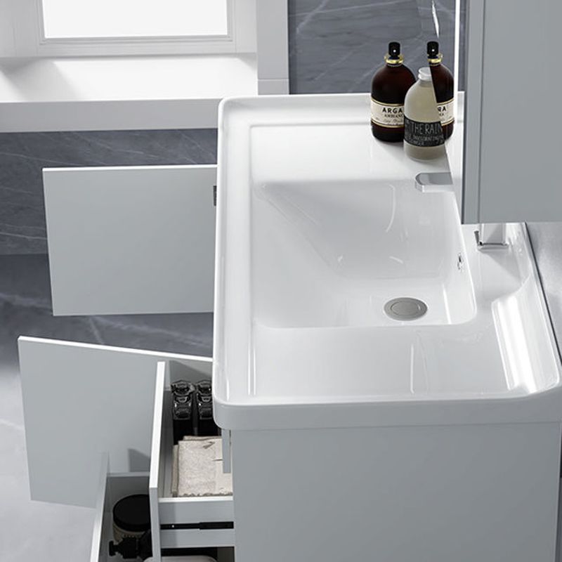 Gorgeous Space Saver Wooden Vanity Bathroom Vanity Cabinet with Mirror Cabinet Clearhalo 'Bathroom Remodel & Bathroom Fixtures' 'Bathroom Vanities' 'bathroom_vanities' 'Home Improvement' 'home_improvement' 'home_improvement_bathroom_vanities' 1200x1200_e718dfa2-6375-4d84-ae86-1411bf636a0f