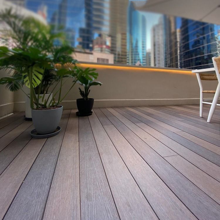 Outdoor Patio Deck Tile Kit Nailed Composite Embossed Deck Plank Clearhalo 'Home Improvement' 'home_improvement' 'home_improvement_outdoor_deck_tiles_planks' 'Outdoor Deck Tiles & Planks' 'Outdoor Flooring & Tile' 'Outdoor Remodel' 'outdoor_deck_tiles_planks' 1200x1200_e71f5eb2-1ab8-4a77-8238-38896e740228