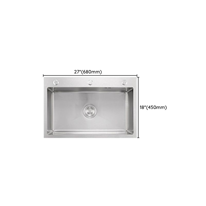 Modern Kitchen Sink Stainless Rectangular Kitchen Sink with Pull-out Faucet Clearhalo 'Home Improvement' 'home_improvement' 'home_improvement_kitchen_sinks' 'Kitchen Remodel & Kitchen Fixtures' 'Kitchen Sinks & Faucet Components' 'Kitchen Sinks' 'kitchen_sinks' 1200x1200_e727f8e8-9f20-45d0-9237-d1ababcf041a