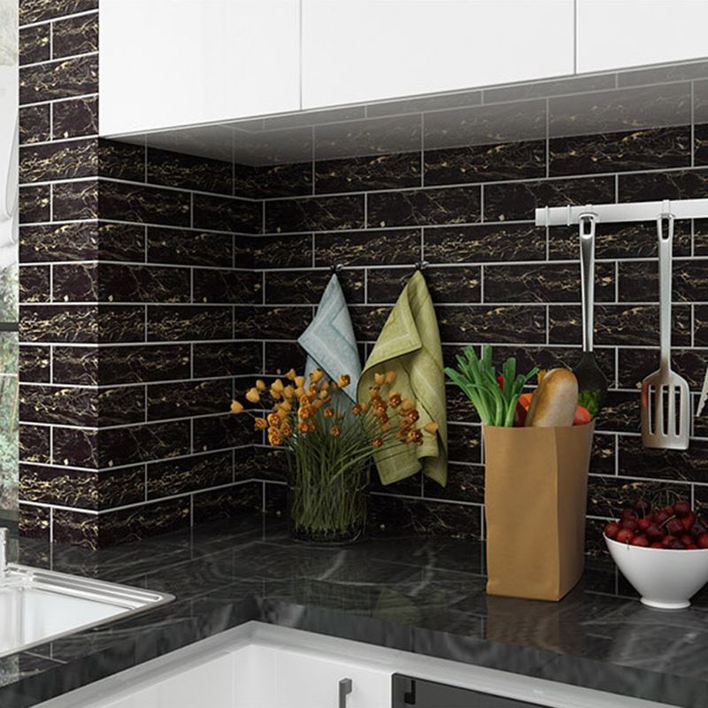 Peel & Stick Tile Square Stain Resistant Plastic Peel and Stick Tiles for Kitchen 20 Pack Clearhalo 'Flooring 'Home Improvement' 'home_improvement' 'home_improvement_peel_stick_blacksplash' 'Peel & Stick Backsplash Tile' 'peel_stick_blacksplash' 'Walls & Ceilings' Walls and Ceiling' 1200x1200_e72fcb9b-f2a2-41fd-abf2-354eb314b2bb