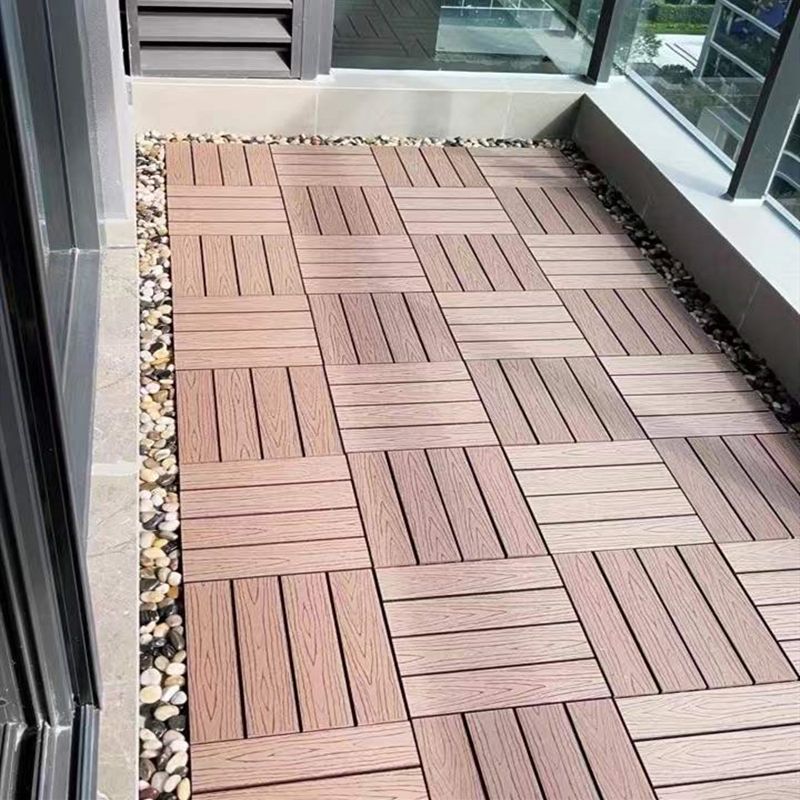 Interlocking Patio Flooring Tiles Composite Patio Flooring Tiles for Outdoor Clearhalo 'Home Improvement' 'home_improvement' 'home_improvement_outdoor_deck_tiles_planks' 'Outdoor Deck Tiles & Planks' 'Outdoor Flooring & Tile' 'Outdoor Remodel' 'outdoor_deck_tiles_planks' 1200x1200_e73e0692-ee1c-4a56-9ba4-ba735d24614d