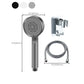 Contemporary Shower Head Combo Handheld Shower Head Plastic Wall-Mount Round Shower Combo Clearhalo 'Bathroom Remodel & Bathroom Fixtures' 'Home Improvement' 'home_improvement' 'home_improvement_shower_heads' 'Shower Heads' 'shower_heads' 'Showers & Bathtubs Plumbing' 'Showers & Bathtubs' 1200x1200_e74039a2-afea-40d4-9b4d-03902ddb51d3