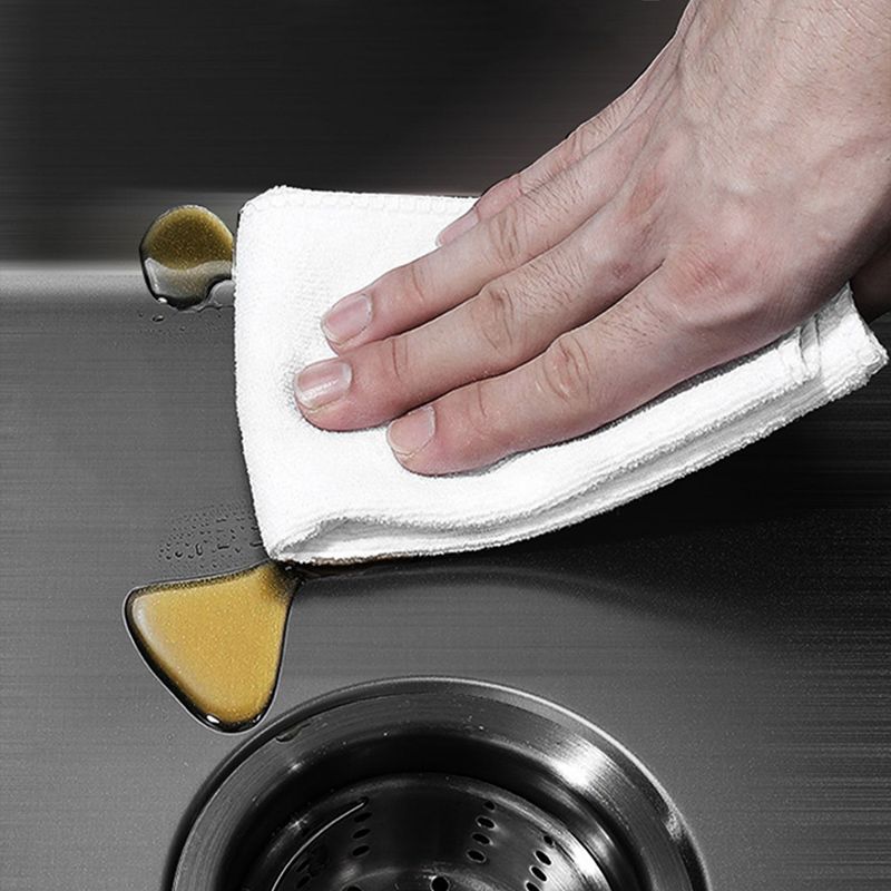 Classic Kitchen Sink Stainless Steel Black Workstation Sink with Faucet Clearhalo 'Home Improvement' 'home_improvement' 'home_improvement_kitchen_sinks' 'Kitchen Remodel & Kitchen Fixtures' 'Kitchen Sinks & Faucet Components' 'Kitchen Sinks' 'kitchen_sinks' 1200x1200_e763d8de-51e1-4169-af9c-40b329c06bdd