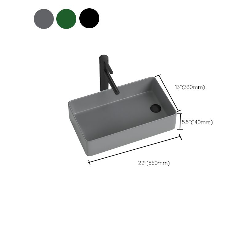 Modern Style Bathroom Sink Stainless Steel Rectangle Bathroom Sink Clearhalo 'Bathroom Remodel & Bathroom Fixtures' 'Bathroom Sinks & Faucet Components' 'Bathroom Sinks' 'bathroom_sink' 'Home Improvement' 'home_improvement' 'home_improvement_bathroom_sink' 1200x1200_e76d9348-b70f-455b-b548-2d982e6c8cb4