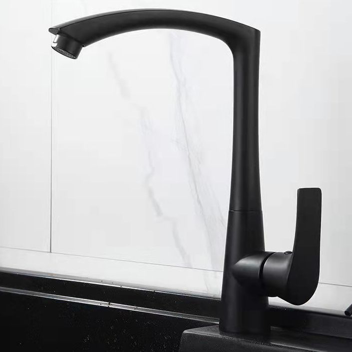 Modern Faucets 1-Handle with Water Dispenser Standard Kitchen Faucets Clearhalo 'Home Improvement' 'home_improvement' 'home_improvement_kitchen_faucets' 'Kitchen Faucets' 'Kitchen Remodel & Kitchen Fixtures' 'Kitchen Sinks & Faucet Components' 'kitchen_faucets' 1200x1200_e7849192-8b53-4ce8-ac33-8c965631918b