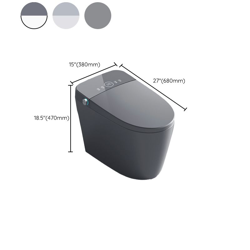 Contemporary Floor Mount Bidet Ceramic Foot Sensor Water Pressure Control Clearhalo 'Bathroom Remodel & Bathroom Fixtures' 'Bidets' 'Home Improvement' 'home_improvement' 'home_improvement_bidets' 'Toilets & Bidets' 1200x1200_e7889edc-381b-4b7f-a6b3-a2bcc1a676a8