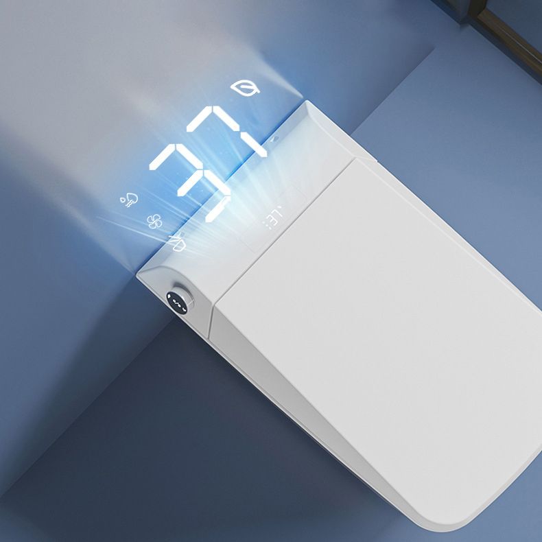 White Elongated Wall Mounted Bidet Deodorizing Wall Hung Toilet Set with Heated Seat Clearhalo 'Bathroom Remodel & Bathroom Fixtures' 'Bidets' 'Home Improvement' 'home_improvement' 'home_improvement_bidets' 'Toilets & Bidets' 1200x1200_e7b1ae0b-88cd-4081-92f8-4de813b3f48f