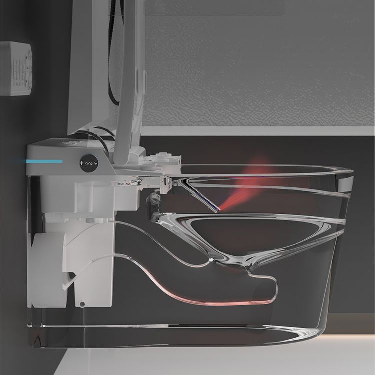 Elongated Wall Mounted Bidet Foot Sensor Wall Hung Toilet Set Clearhalo 'Bathroom Remodel & Bathroom Fixtures' 'Bidets' 'Home Improvement' 'home_improvement' 'home_improvement_bidets' 'Toilets & Bidets' 1200x1200_e7c9928b-8425-4c2d-9600-47dc6951b99f