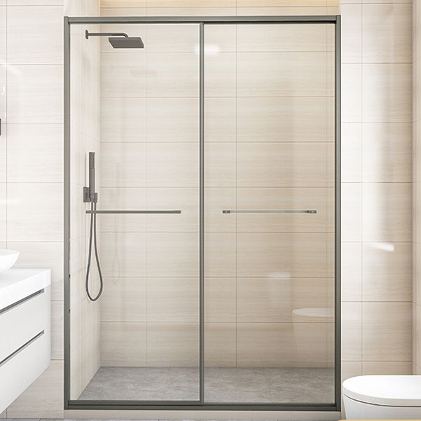 Bypass Shower Bath Door Full Frame Tempered Glass Shower Door Clearhalo 'Bathroom Remodel & Bathroom Fixtures' 'Home Improvement' 'home_improvement' 'home_improvement_shower_tub_doors' 'Shower and Tub Doors' 'shower_tub_doors' 'Showers & Bathtubs' 1200x1200_e7df139c-79c6-4461-a18c-23eb63c2acf5