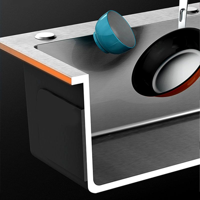 Classic Style Kitchen Sink Stainless Steel 3 Holes Kitchen Sink with Drain Strainer Kit Clearhalo 'Home Improvement' 'home_improvement' 'home_improvement_kitchen_sinks' 'Kitchen Remodel & Kitchen Fixtures' 'Kitchen Sinks & Faucet Components' 'Kitchen Sinks' 'kitchen_sinks' 1200x1200_e7ea7b4b-b7d1-4a41-88d8-af58c9b80361