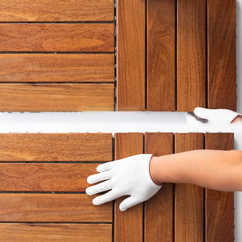 4-Slat Wood Patio Tiles Snap Fit Installation Floor Board Tiles Clearhalo 'Home Improvement' 'home_improvement' 'home_improvement_outdoor_deck_tiles_planks' 'Outdoor Deck Tiles & Planks' 'Outdoor Flooring & Tile' 'Outdoor Remodel' 'outdoor_deck_tiles_planks' 1200x1200_e7fae278-37f2-4936-a90e-47eb8e5a2df0